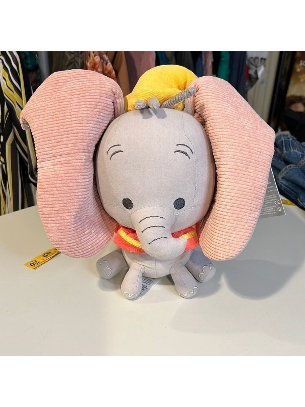 Disney Dumbo Plush with Tag Corduroy Ears